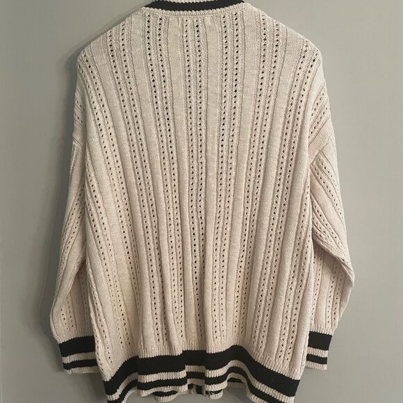 NWOT Sanctuary Sport Stripe cardigan sweater - Picture 3 of 8